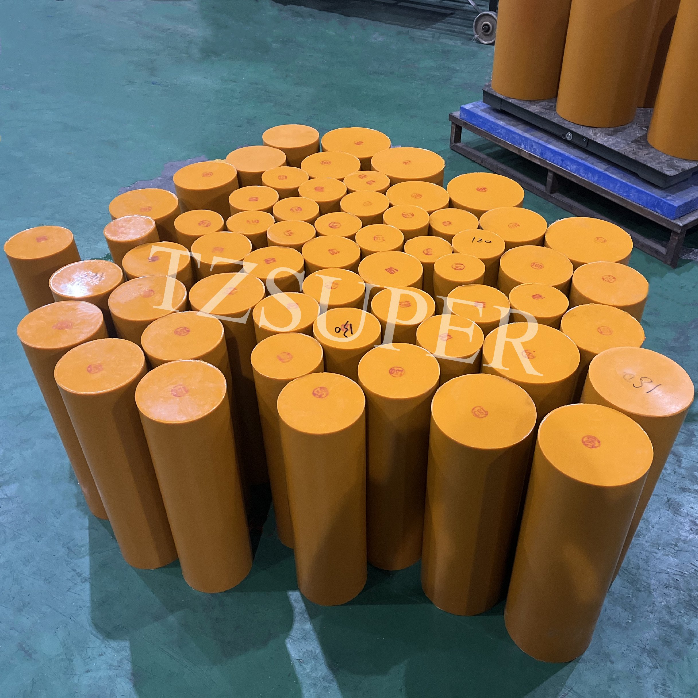Factory Supply For Middle East Market Dark Yellow Polyurethane PU Rod