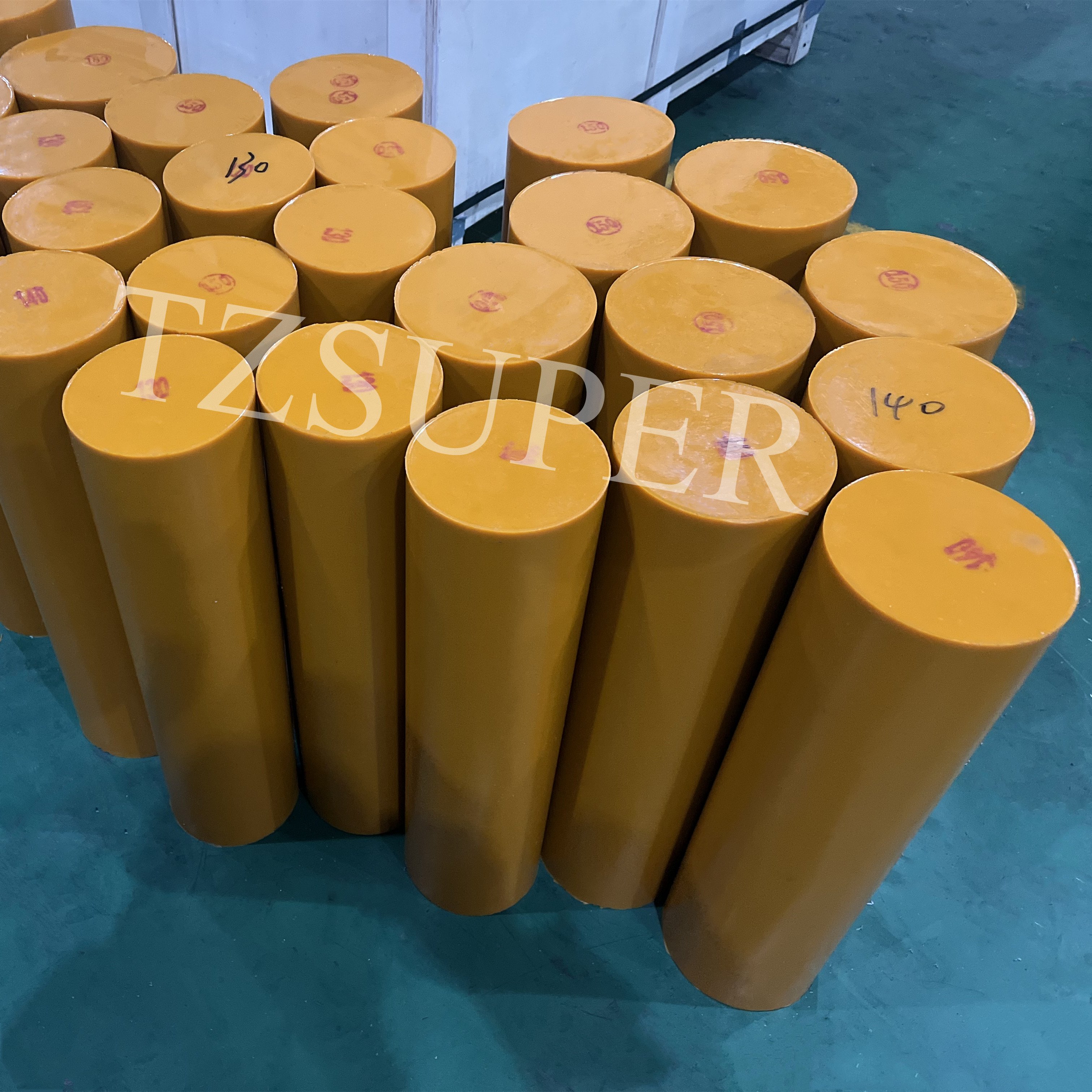 Factory Supply For Middle East Market Dark Yellow Polyurethane PU Rod