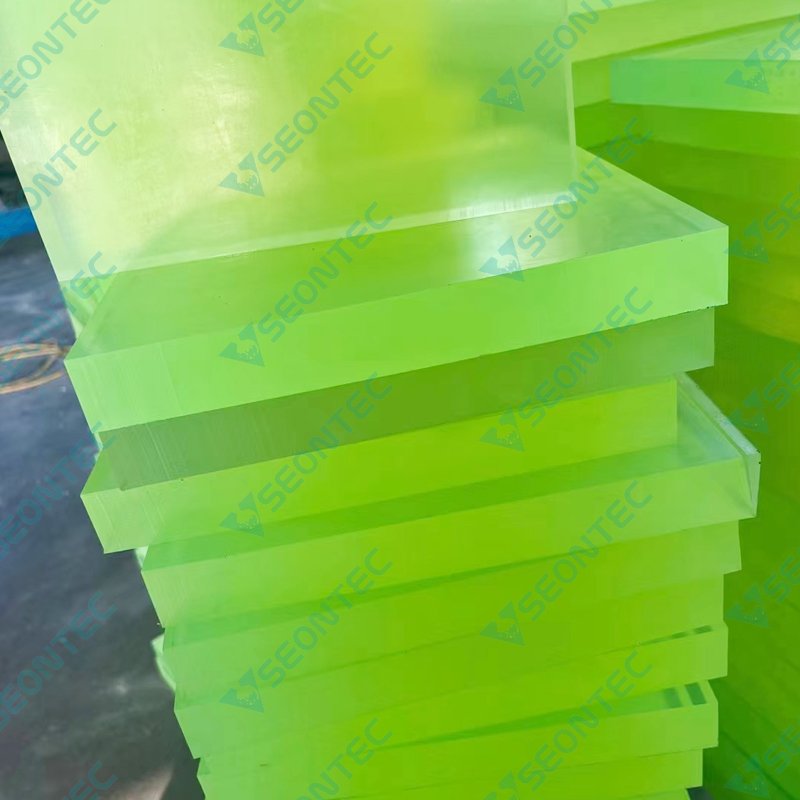 Yellow Translucent Polyurethane PU Sheet Anti-friction PU Polyurethane Board PU Sheet Membrane