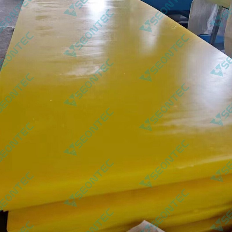 Yellow Translucent Polyurethane PU Sheet Anti-friction PU Polyurethane Board PU Sheet Membrane