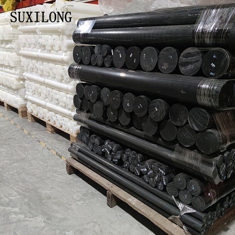 Engineering Pa6 Rob High wear resistant white extruded PA6 Rob PA 6 nylon plastic bar gf30 for plastic gear
