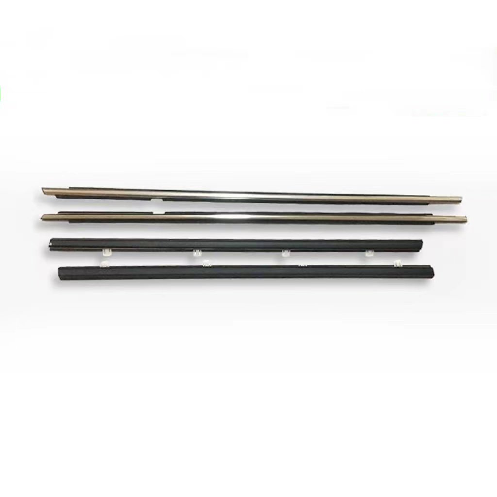 car door glass PVC lining strip window seal belt water barrier automotive outer cut waterproof rubber weather strip