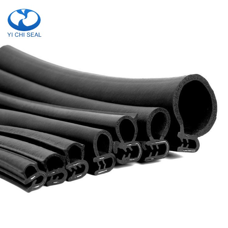 Rubber weather strip for car door