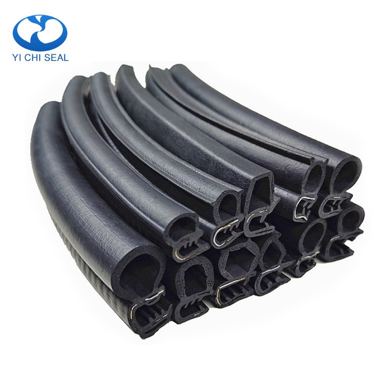 Rubber weather strip for car door