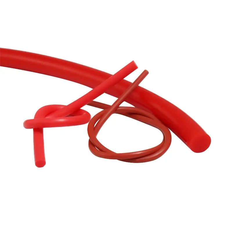 Various specifications silicone round soft rubber rod solid rubber rod