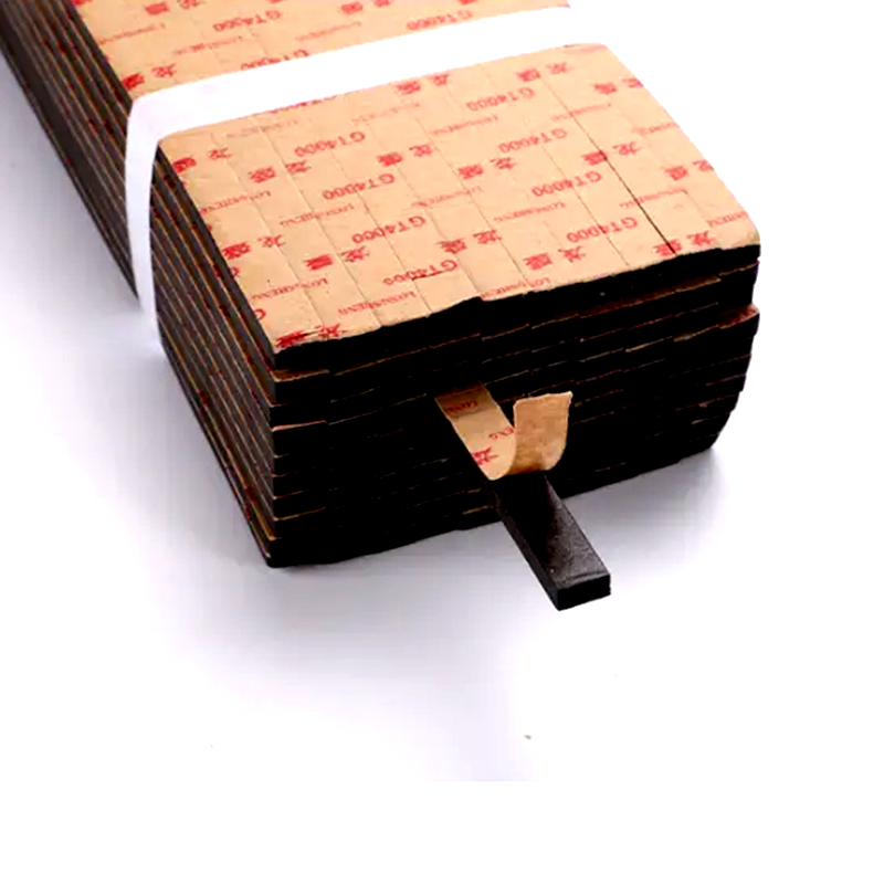 Cheap rubber seal doubled side tape strip adhesive tape strips closed cell foam tape automotive stripping