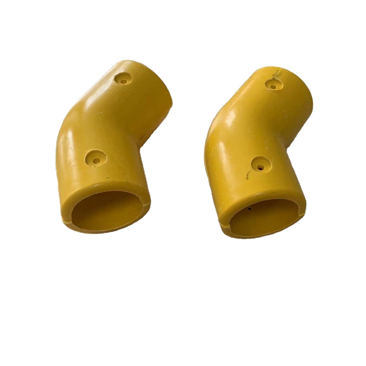 FRP handrail fittings GFRP fence accessories 50mm fiberglass tube connector elbow 90 degree connector