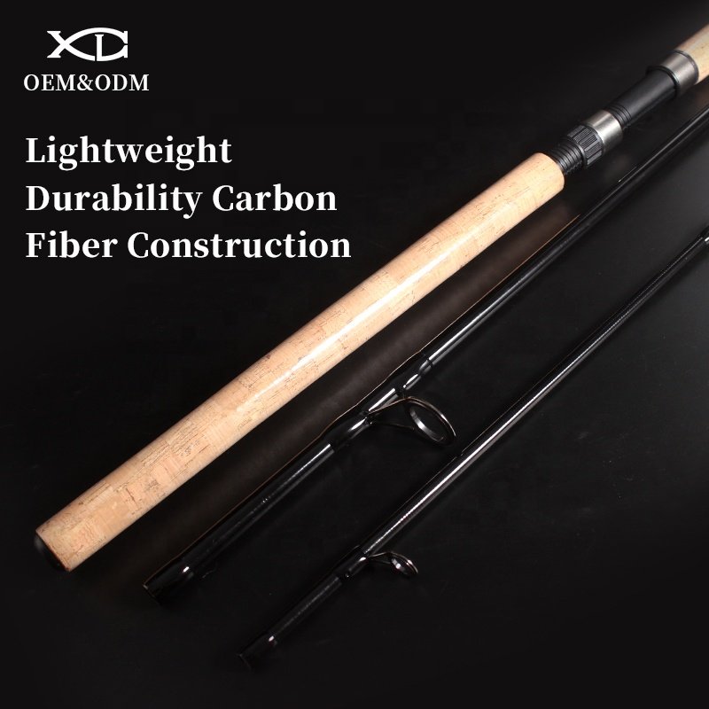 XDL Best selling 3.9M / 12.8ft 3 Section Plastic wheel seat fishing rod surf casting ultra light fishing rod