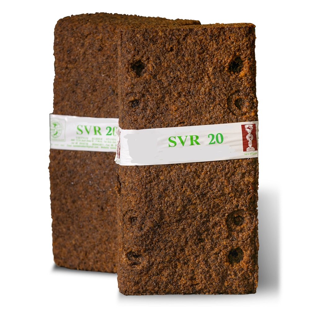 Natural Rubber SVR 20 Latex Raw Material for Crafting Diverse Rubber Products