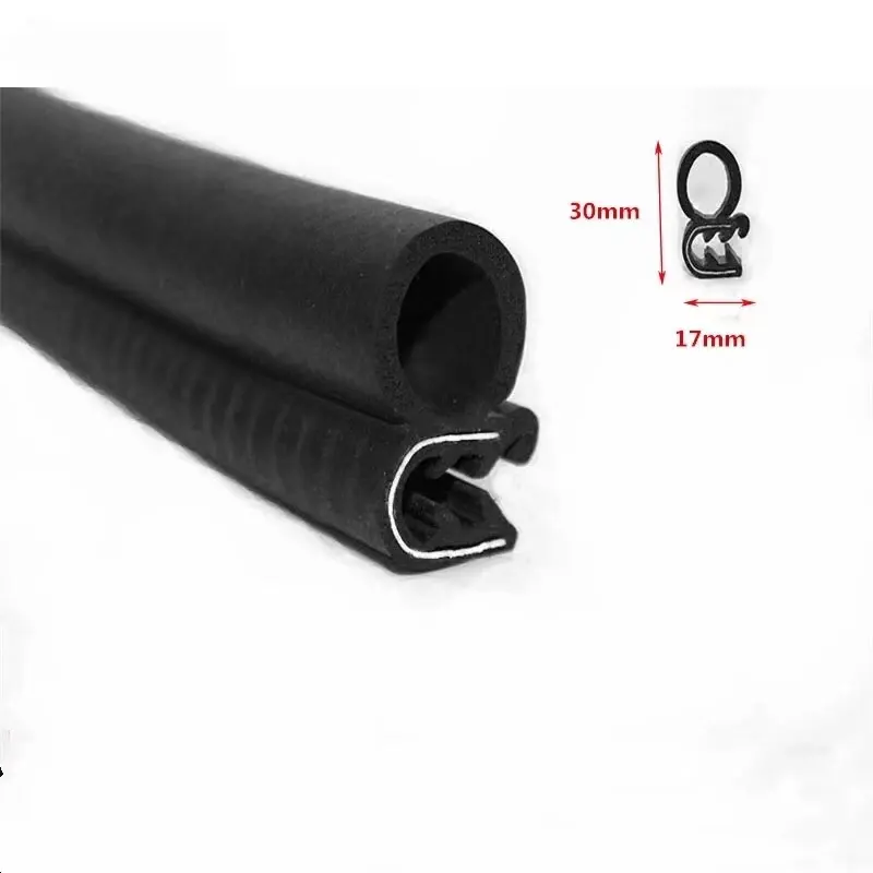 Car Door Rubber Seal Strip car door seal Automotive Weather Stripping Soundproofing Car Edge Guard Trim