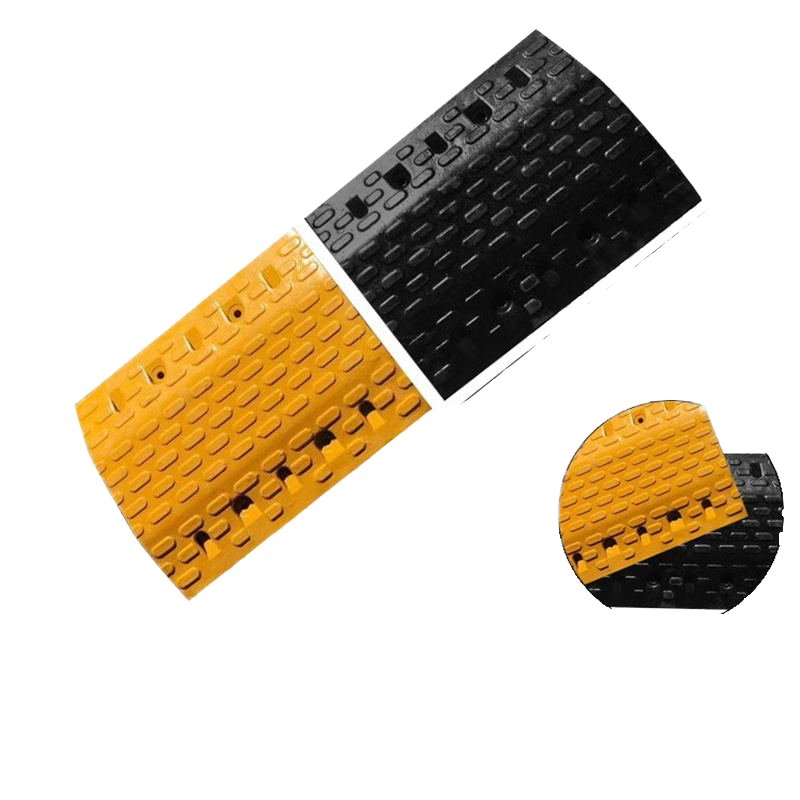 Jiadong Heavy Duty Reflective Plastic Humps, Car Truck Automotive Vehicles Speed Bumps for Road Parking