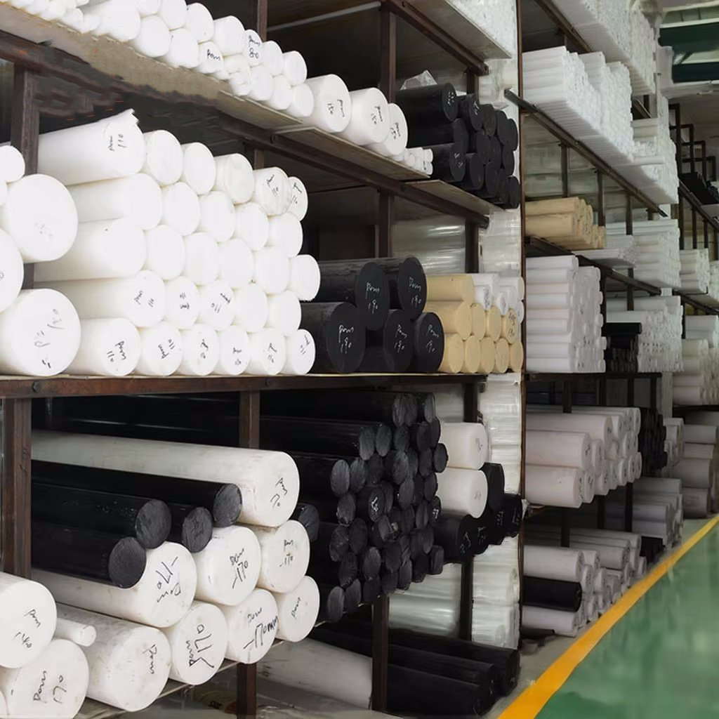 Engineering Polyoxymethylene Plastic POM Rod 6mm 10mm 25mm 30mm 50mm 80mm 100mm Dia Cut-to-Size Service Available