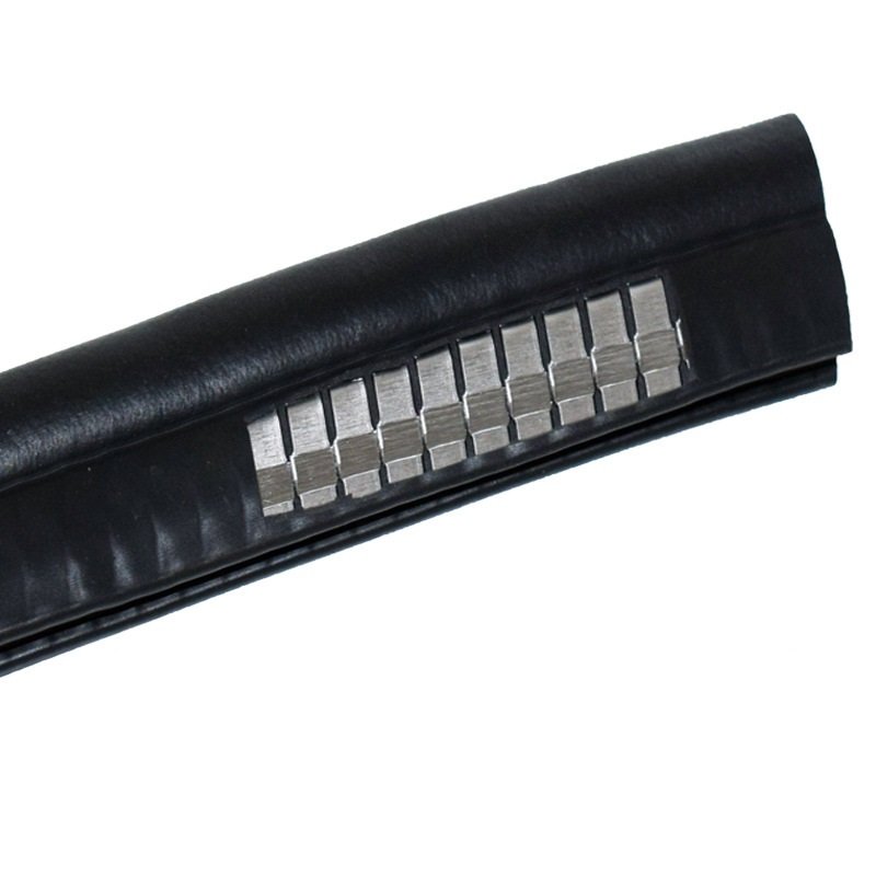 U channel steel skeleton with top foam bubble sound insulated car door sealing strip