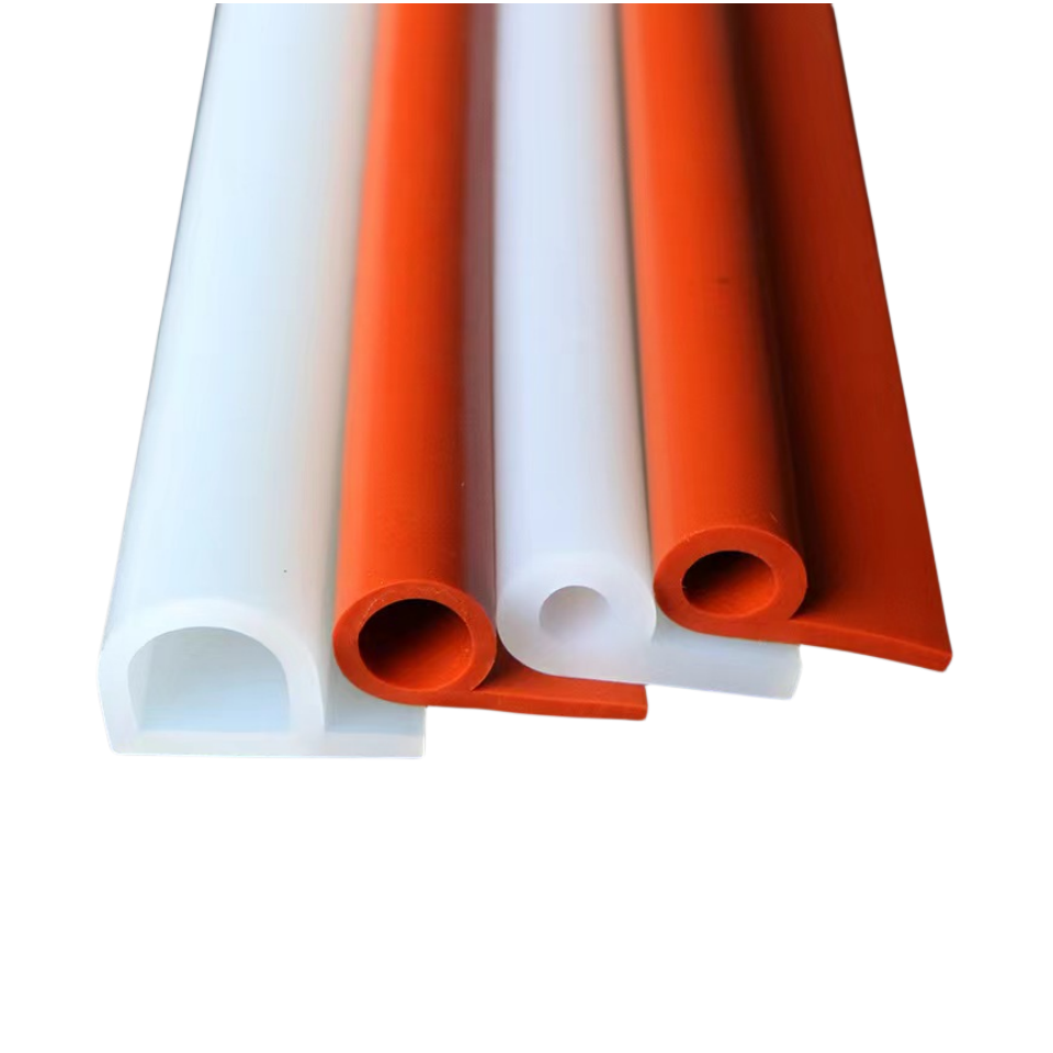 heat resistant high temperature red transparent oven silicone rubber door seal strip gasket for oven door seals
