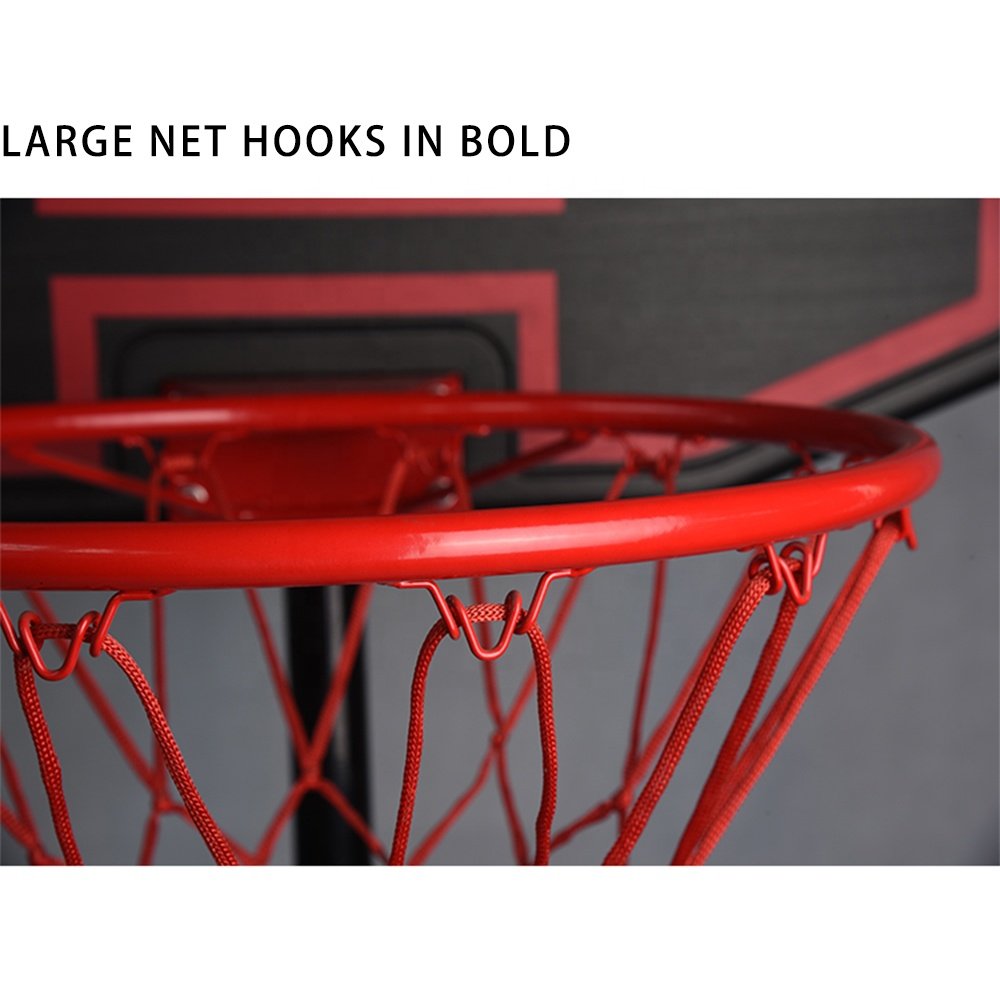 Good Quality Hand Plastic Indoor Outdoor Portable Kids Adjustable Height Basketball Hoop