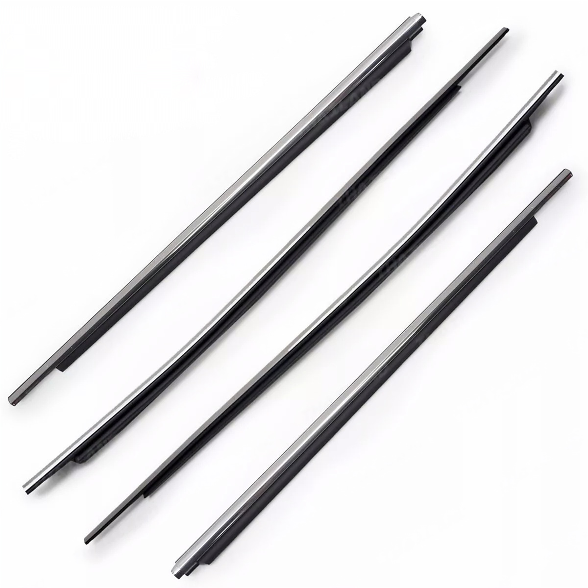 Rubber Outside Weatherstrip Window Glass Seal Door Belt Weather Strip Fit For Toyota Fortuner 2006 -2015