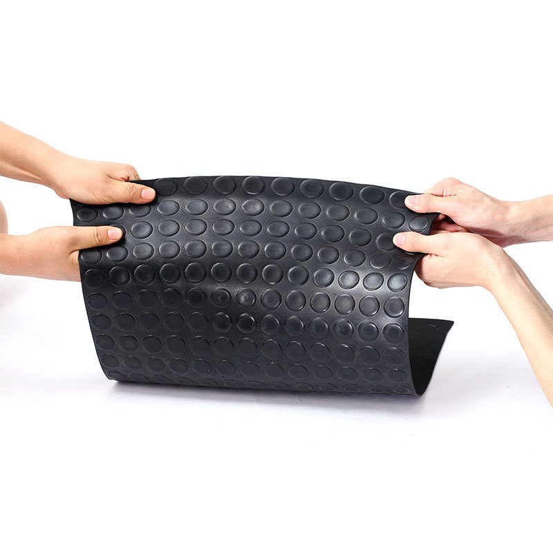 Wholesale diamond pattern rubber laserable sheet 7mm for flooring