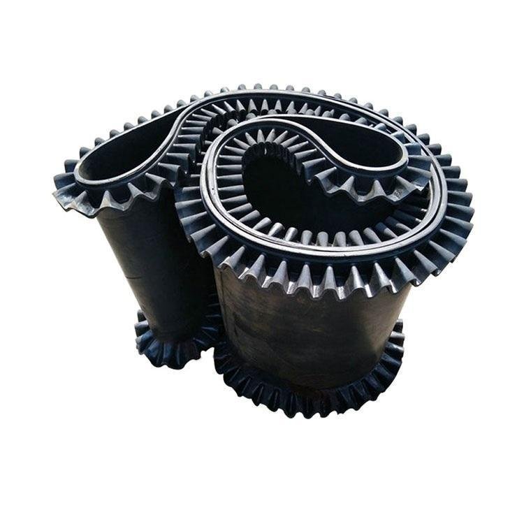 Factory price Corrugated Sidewall transmission heat resistant Flexible power Conveyor Belt