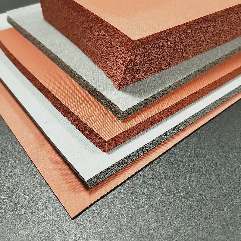 Factory custom size silicone sponge sheets insulation heat resistance auto silicone foam sheet