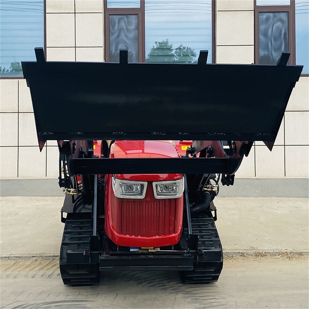 Durable sturdy chinese farming tools agricultural Implements 80Hp crawler tractor agricoltur tractor