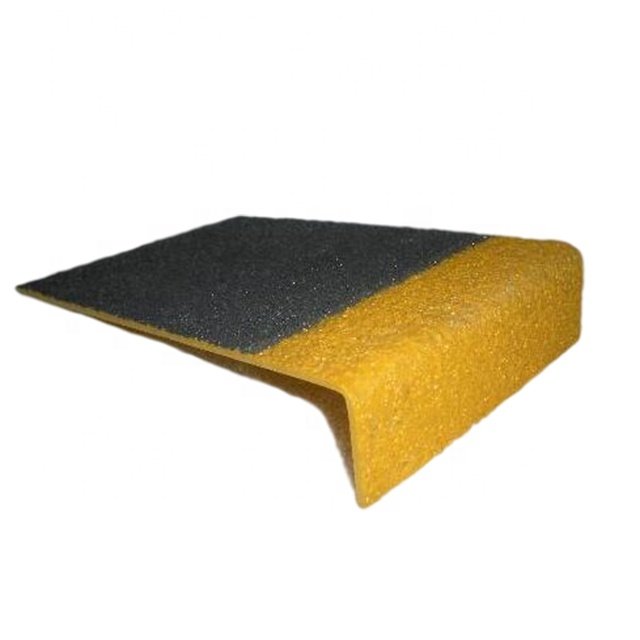 345X55mm GRP FRP Treads gritted Stairs nosing for Marble Stair Tread Non Slip Covers