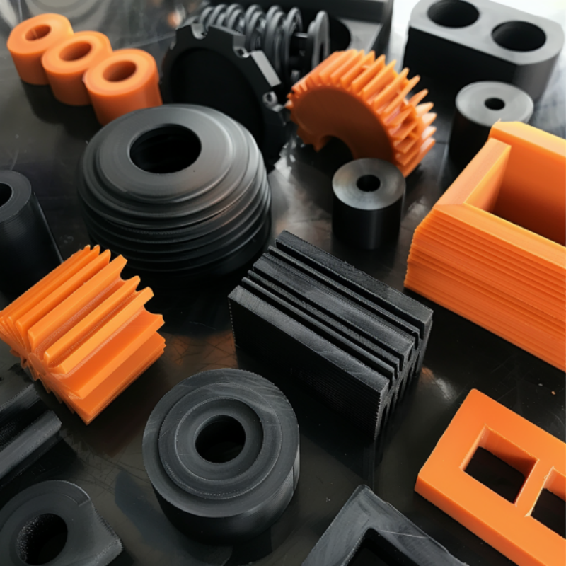 HYM Customized Automotive Auto Car Motorcycle Rubber Rubber Blocks Sealing Rings Formed Rubber Parts
