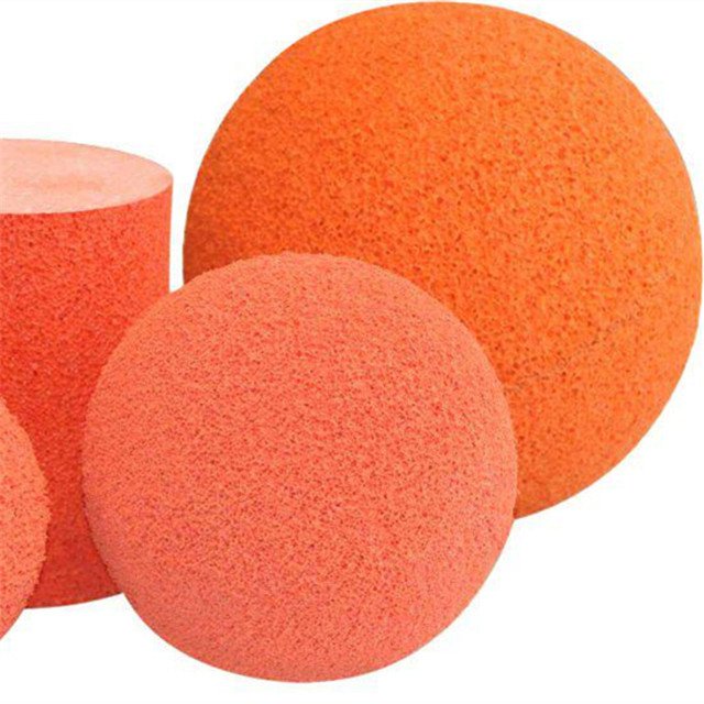 cleaning sponge rubber ball for cleaning pipe