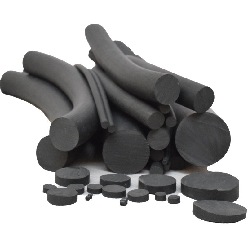 Rubber products made of various materials customization support EPDM foam cylindrical sealing strips