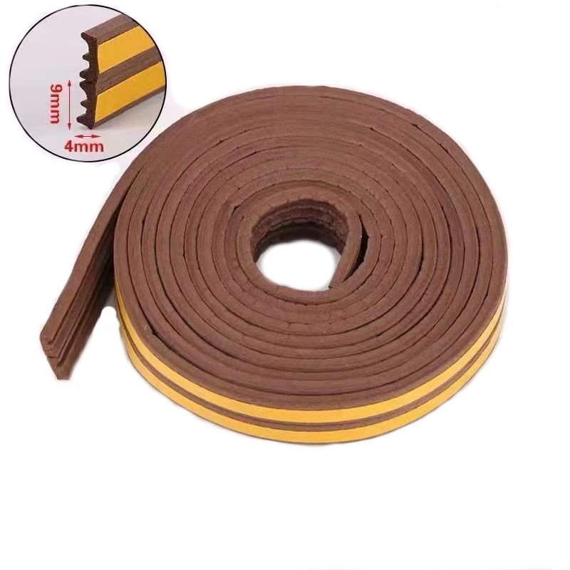Manufacturer Automotive Silicone sealing strip Self Adhesive Black Flat Epdm Rubber Foam Seal EPDM self-adhesive sealing strip