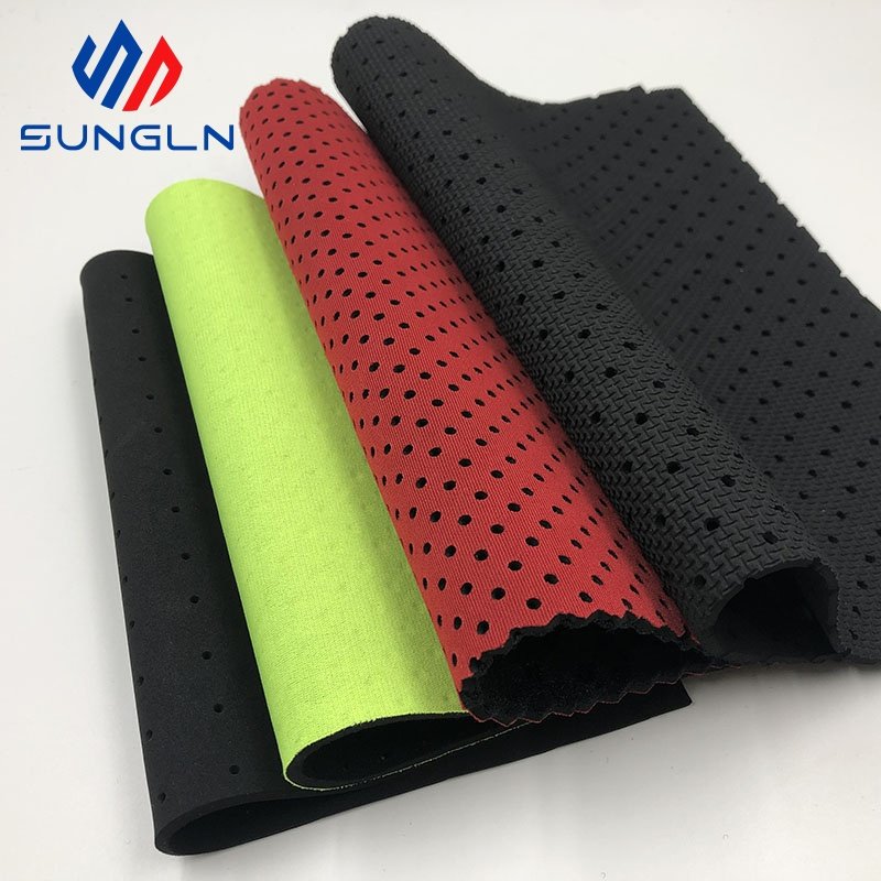 Customized 2mm 3mm 5mm Eco-Friendly Recycled Neoprene Fabric foam Rubber Sheet