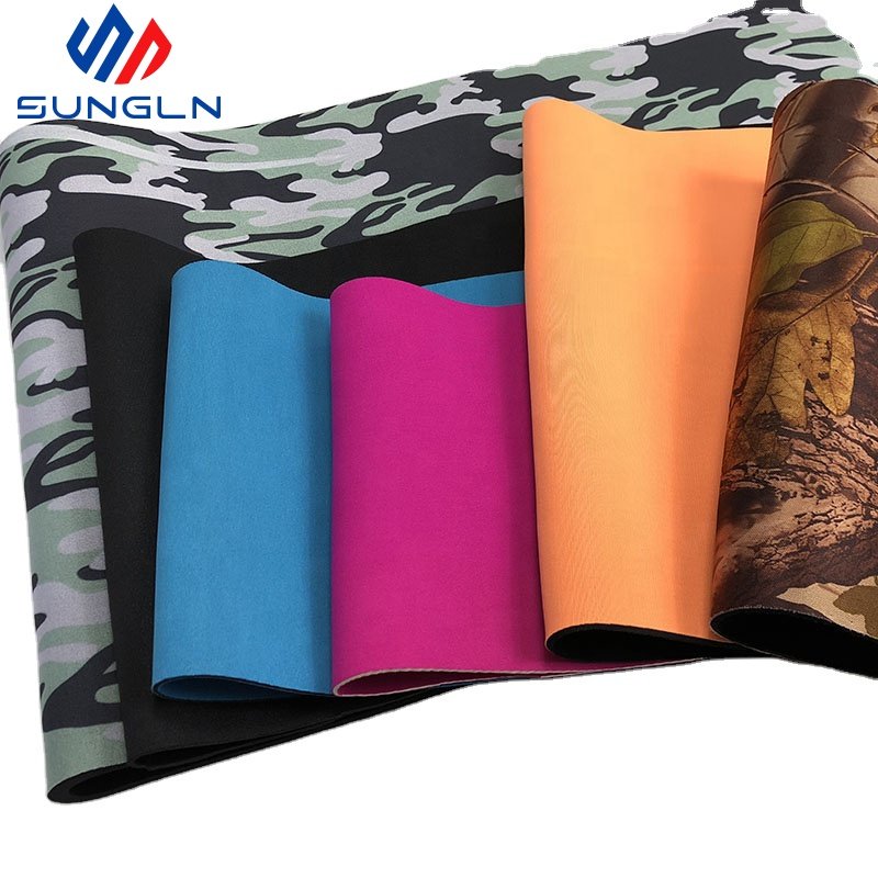 Customized 2mm 3mm 5mm Eco-Friendly Recycled Neoprene Fabric foam Rubber Sheet