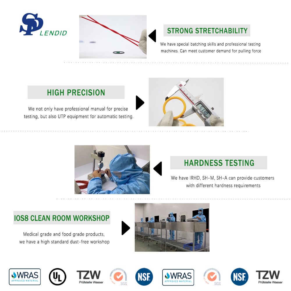 China Factory Rubber ORing Seal NBR FKM FPM EPDM PU Silicon Flat Rubber O-Ring Seals Nitrile Silicone Rubber O Ring Seals
