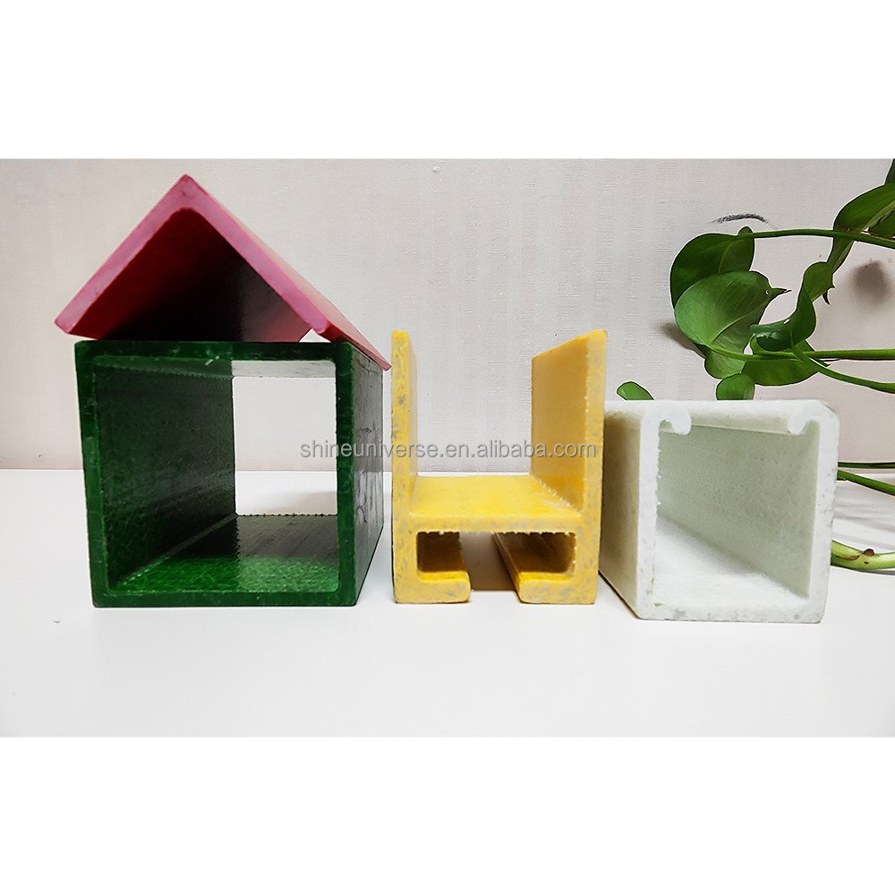 Shine Universe High-Strength Fiberglass Reinforced Profiles High Quality Fiberglass Grp/frp for Heavy Duty Applications