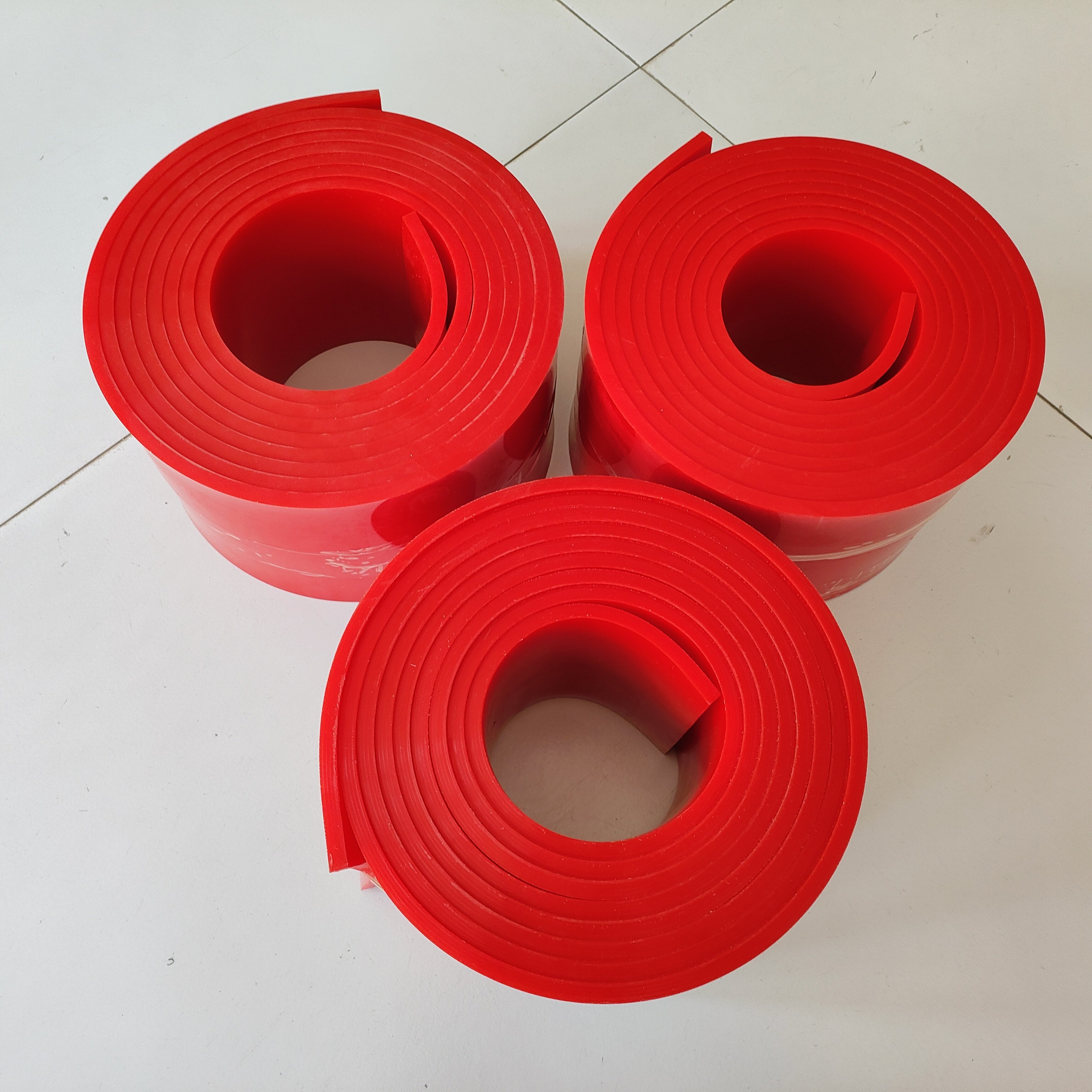 Wear-resistant Non-slip Polyurethane Rubber Strip Rubber For Wire Saw Machine