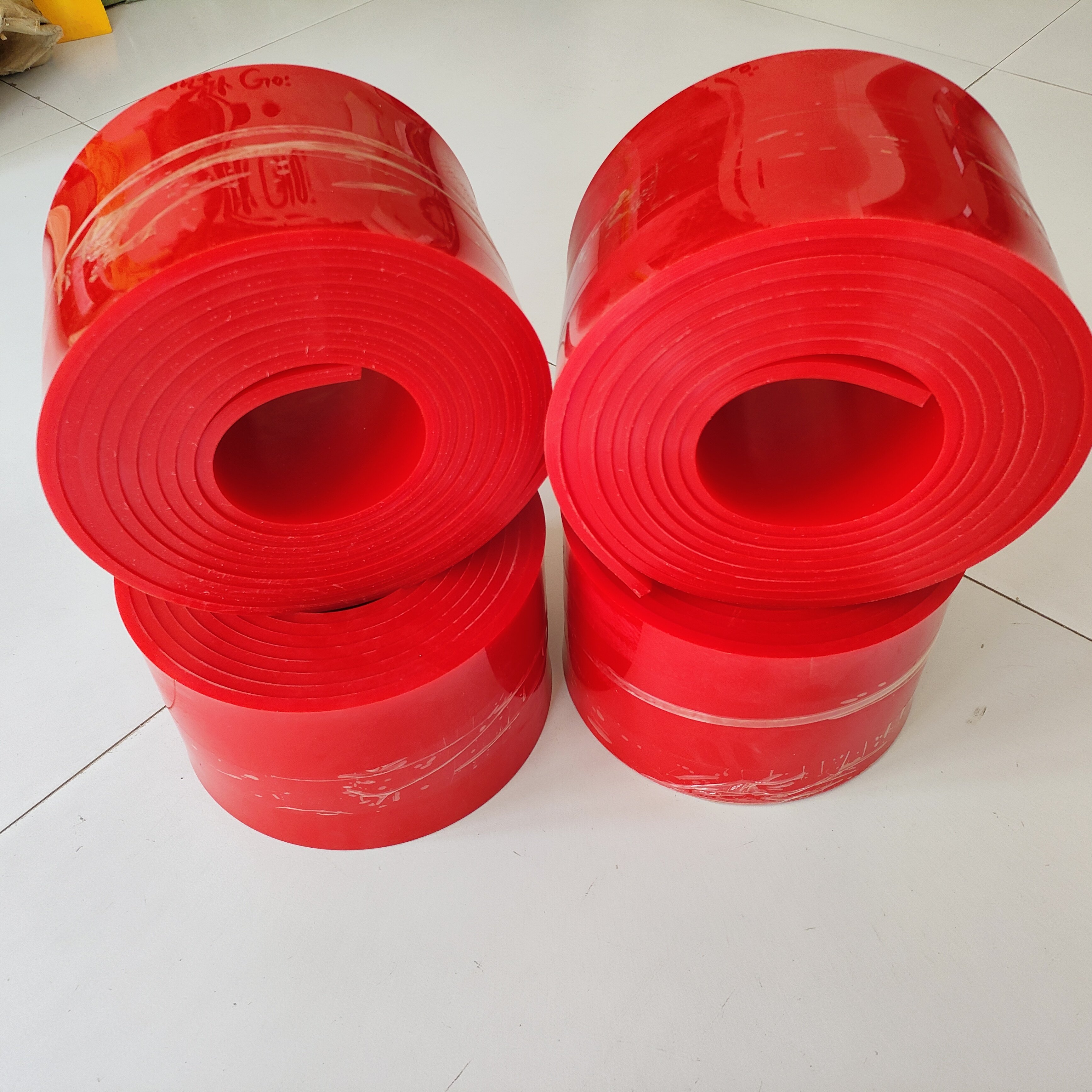 Wear-resistant Non-slip Polyurethane Rubber Strip Rubber For Wire Saw Machine