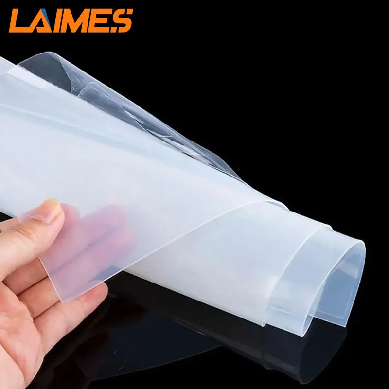 Silicone Rubber Sheet Thickness 0.5 1 2 3 4 5 mm Translucent Silicone Sheet For Vacuum Press Oven Heat Resistant Silicone Mat