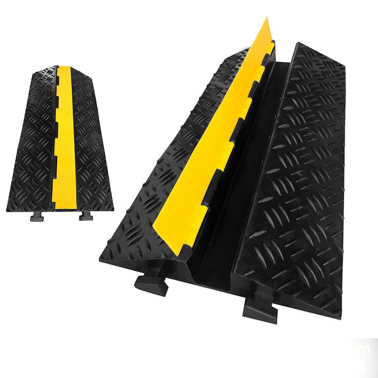 Wholesale Custom Speed Road Bump Cable Protection Tile Reasonable Price Standard Rubber Cutting Processing Service