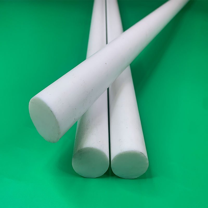 High strength fluoroplastic extruded solid plastic PTFE rods