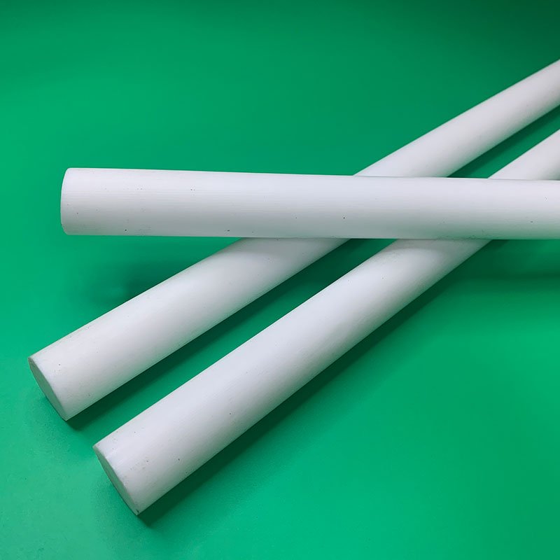High strength fluoroplastic extruded solid plastic PTFE rods