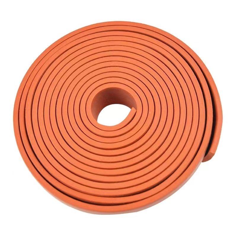 Non-deformable high-temperature resistant silicone foam strip waterproof rubber sealing strip