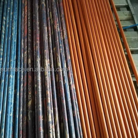 Orange colore hard rubber rods for diameter 32 mm length 1 m