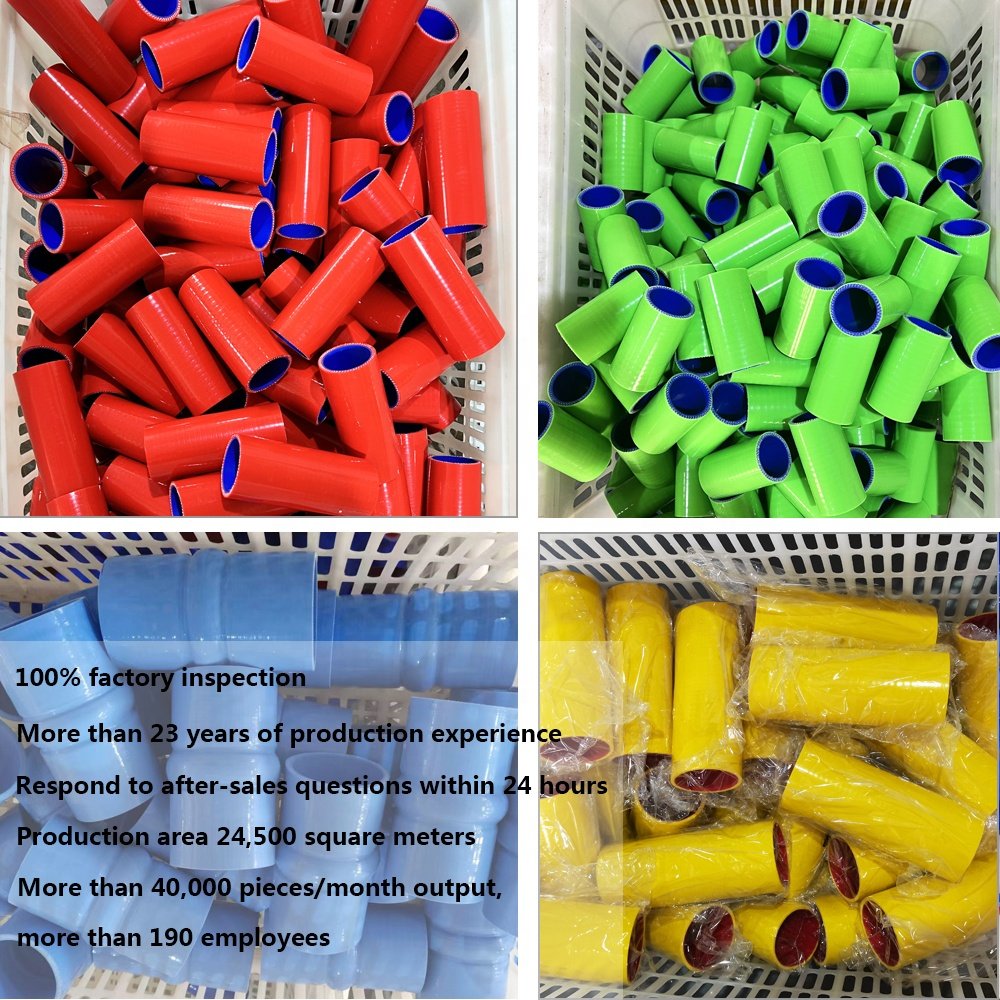 Factory Wholesale Car Universal 4-Ply High Performance 2-3/4 Inch Reinforced Straight Hump Coupler Silicone hose
