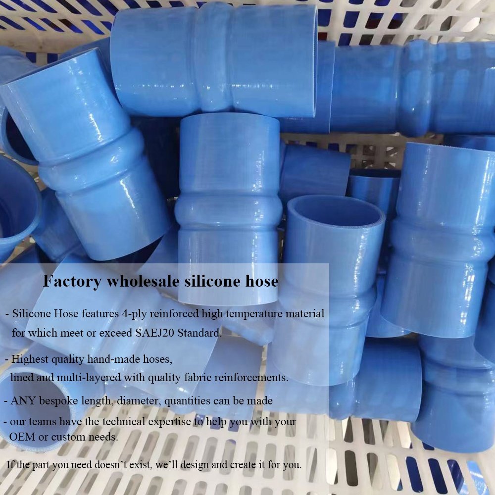 Factory Wholesale Car Universal 4-Ply High Performance 2-3/4 Inch Reinforced Straight Hump Coupler Silicone hose