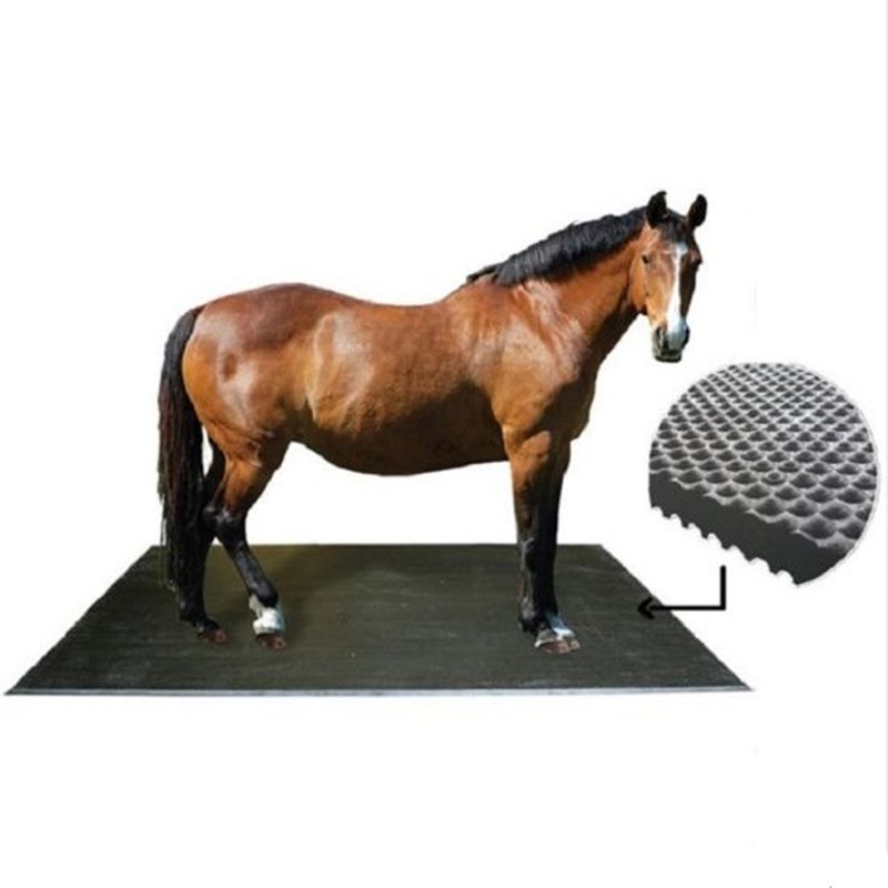Heavy-duty Rubber Floor Horse Matting Sheets Puzzle Cow Stable Mat Rubber Tiles Stall Mats