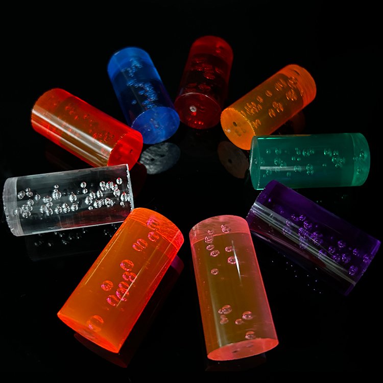 Guangzhou Factory Custom Colored PMMA Plastic Decorative Acrylic Bubble Rod