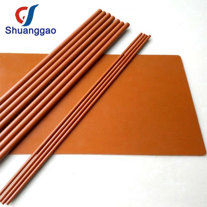 Chinese High Temperature Heat Resistance plastic PI OD6X310mm vespel Polyimide Rod