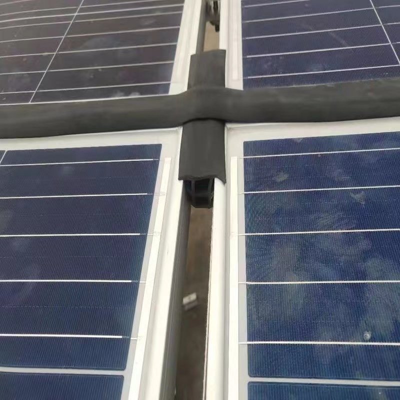 EPDM Pvc Waterproof solar panel T Shaped Slot gap Plug Rubber Gasket Photovoltaic T type silicone extrusion profile seal strip