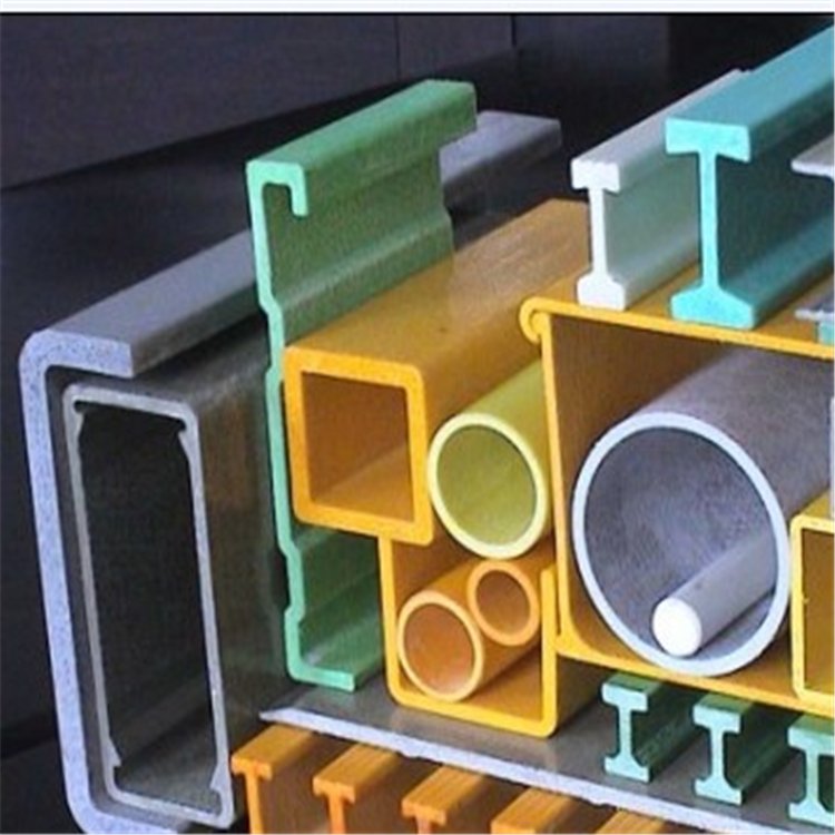 FRP GRP Fiberglass Rectangular Tube, FRP Composite Pultrusion Profile Pultruded FRP Profiles