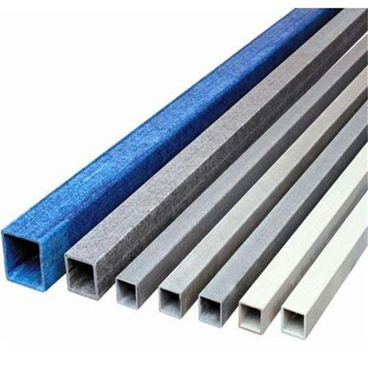 FRP GRP Fiberglass Rectangular Tube, FRP Composite Pultrusion Profile Pultruded FRP Profiles