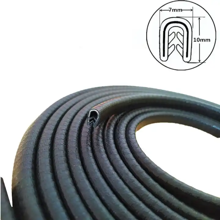 U-Shaped Edge Customization EPDM Automotive Rubber for Car Doors and Windows